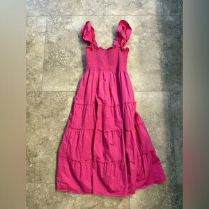 Hill House Vibrant Pink nap Dress xs